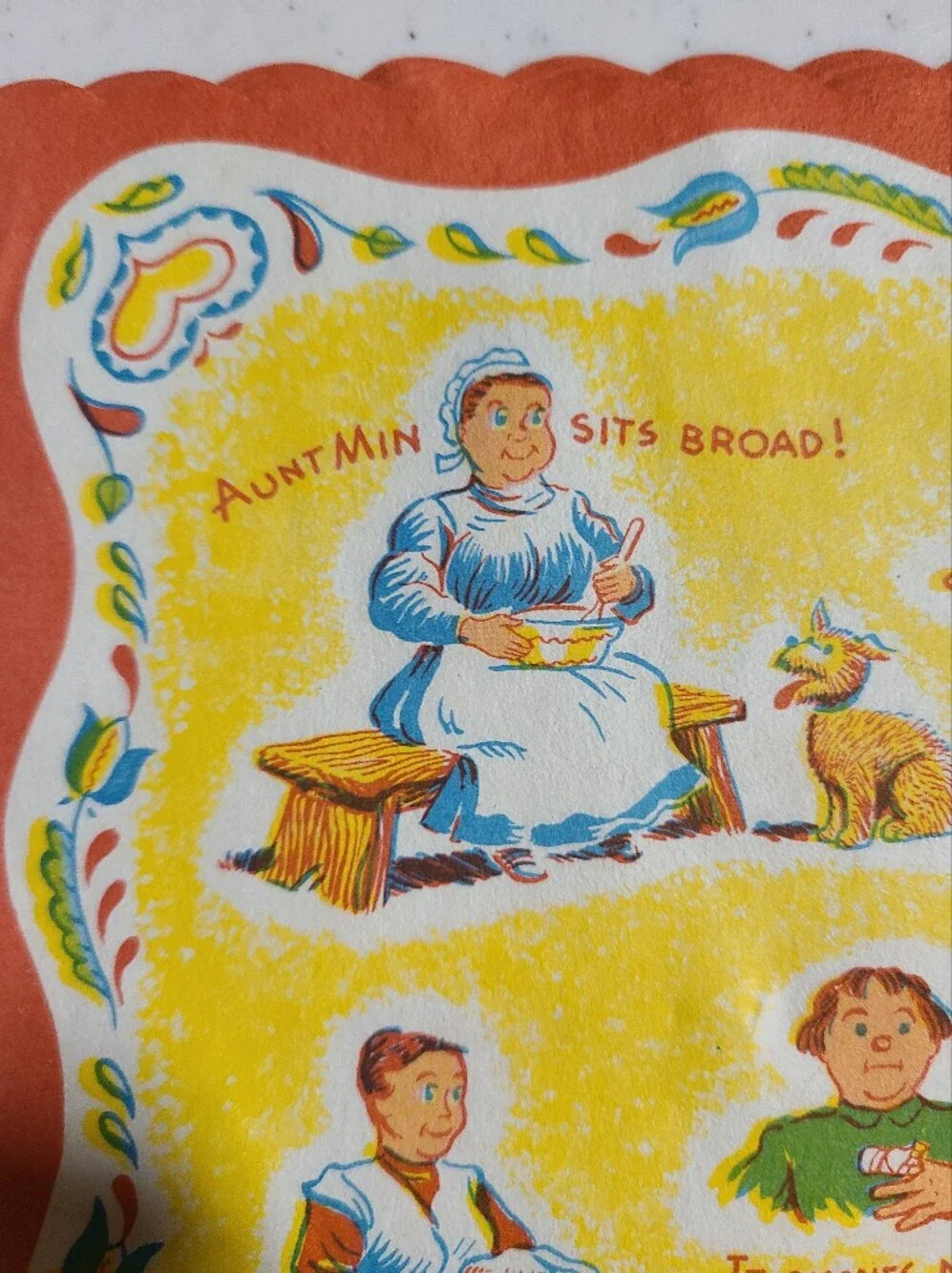 Lot of 28 Vintage Pennsylvania Dutch Paper Placemats Amish Folk Art Sayings